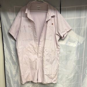 Rhude Light Pink Short Sleeve Jumper